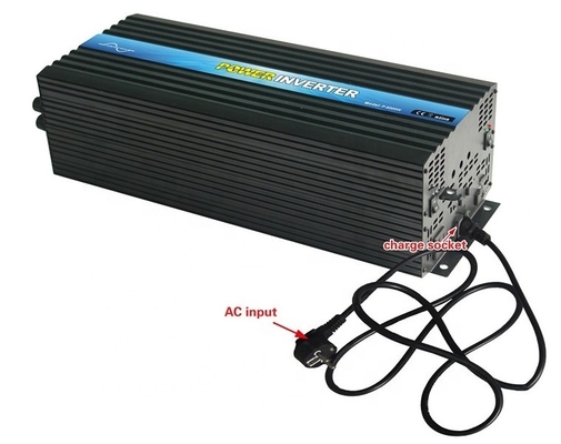 3000w Power Inverter With Charger , 3kw 12v 120v Battery Inverter To Onboard Charger 5A 10A 20A 30A 416*199*146mm