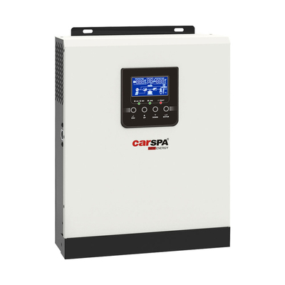 1.5Kw Pure Sine Wave Mppt Hybrid Solar Inverter , CARSPA 1500W Solar Inverter Off Grid 12V 24V 48V 430*350*198mm